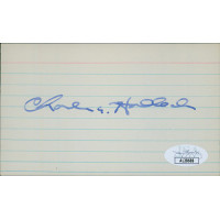 Charles Halleck Indiana Congressman Signed 3x5 Index Card JSA Authenticated Charles Halleck Indiana Congressman Signed 3x5 Index Card JSA Authenticated