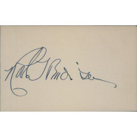 Robert Hendrickson New Jersey Senator Signed 2.5x3.75 Index Card JSA Authentic Robert Hendrickson New Jersey Senator Signed 2.5x3.75 Index Card JSA Authentic