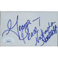 Natasha Henstridge Actress Signed 3x5 Index Card JSA Authenticated Personalized
