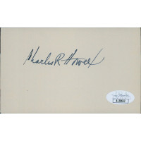 Charles R. Howell New Jersey Congressman Signed 3x5 Index Card JSA Authenticated Charles R. Howell New Jersey Congressman Signed 3x5 Index Card JSA Authenticated