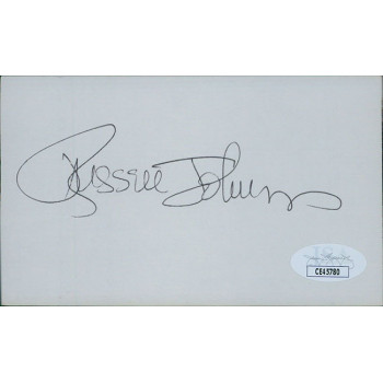 Russell Johnson Actor Signed 3x5 Index Card JSA Authenticated Personalized