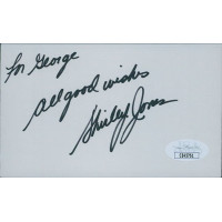 Shirley Jones Actress Signed 3x5 Index Card JSA Authenticated Personalized Shirley Jones Actress Signed 3x5 Index Card JSA Authenticated Personalized