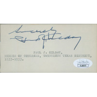 Paul Kilday Texas Congressmen Signed 2.5x5 Index Card JSA Authenticated Paul Kilday Texas Congressmen Signed 2.5x5 Index Card JSA Authenticated