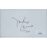 Frankie Laine Actor Singer Signed 3x5 Index Card JSA Authenticated Frankie Laine Actor Singer Signed 3x5 Index Card JSA Authenticated