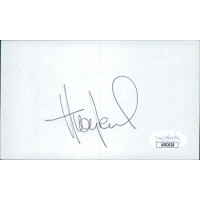 Huey Lewis Singer Songwriter Signed 3x5 Index Card JSA Authenticated Huey Lewis Singer Songwriter Signed 3x5 Index Card JSA Authenticated