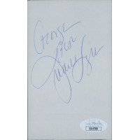 Judith Light Actress Signed 3x5 Index Card JSA Authenticated Personalized
