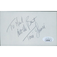 Tina Louise Actress Signed 3x5 Index Card JSA Authenticated Personalized Tina Louise Actress Signed 3x5 Index Card JSA Authenticated Personalized