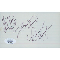 Richard Lynch Actor Signed 3x5 Index Card JSA Authenticated Personalized Richard Lynch Actor Signed 3x5 Index Card JSA Authenticated Personalized