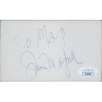 Irving Mansfield Producer Signed 3x5 Index Card JSA Authenticated Irving Mansfield Producer Signed 3x5 Index Card JSA Authenticated