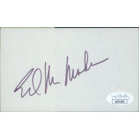 Ed McMahon Actor Host Signed 3x5 Index Card JSA Authenticated Ed McMahon Actor Host Signed 3x5 Index Card JSA Authenticated