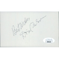David Nelson Actor Signed 3x5 Index Card JSA Authenticated David Nelson Actor Signed 3x5 Index Card JSA Authenticated