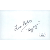 Lara Parker Dark Shadows Actress Signed 3x5 Index Card JSA Authenticated Lara Parker Dark Shadows Actress Signed 3x5 Index Card JSA Authenticated