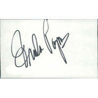 Freda Payne Singer Signed 3x5 Index Card JSA Authenticated Freda Payne Singer Signed 3x5 Index Card JSA Authenticated