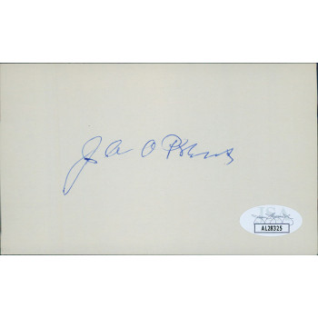 Jacob Aall Ottesen Preus Minnesota Governor Signed 3x5 Index Card JSA Authentic Jacob Aall Ottesen Preus Minnesota Governor Signed 3x5 Index Card JSA Authentic