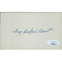 Ivy Baker Priest California US Treasurer Signed 3x5 Index Card JSA Authenticated Ivy Baker Priest California US Treasurer Signed 3x5 Index Card JSA Authenticated