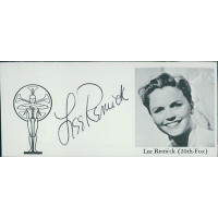 Lee Remick Actress Signed 2x4 Directory Cut JSA Authenticated Lee Remick Actress Signed 2x4 Directory Cut JSA Authenticated