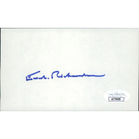 Elliot Richardson Attorney General Signed 3x5 Index Card JSA Authenticated Elliot Richardson Attorney General Signed 3x5 Index Card JSA Authenticated