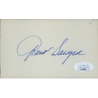 Grant Sawyer Nevada Governor Signed 3x5 Index Card JSA Authenticated Grant Sawyer Nevada Governor Signed 3x5 Index Card JSA Authenticated