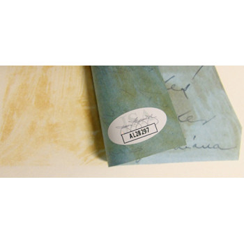 Henry Schricker Indiana Governor Signed Cut On 3x5 Index Card JSA Authenticated