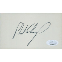 Philip Sharp Indiana Congressman Signed 3x5 Index Card JSA Authenticated Philip Sharp Indiana Congressman Signed 3x5 Index Card JSA Authenticated