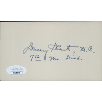 Dewey Short Missouri Congressman Signed 3x5 Index Card JSA Authenticated Dewey Short Missouri Congressman Signed 3x5 Index Card JSA Authenticated