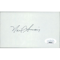 Neil Simon Playwright Screenwriter Signed 3x5 Index Card JSA Authenticated Neil Simon Playwright Screenwriter Signed 3x5 Index Card JSA Authenticated