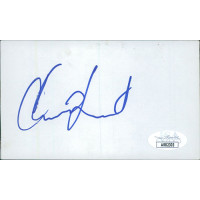 Chad Smith Red Hot Chili Peppers Signed 3x5 Index Card JSA Authenticated Chad Smith Red Hot Chili Peppers Signed 3x5 Index Card JSA Authenticated