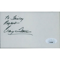 Craig Stevens Actor Signed 3x5 Index Card JSA Authenticated Personalized Craig Stevens Actor Signed 3x5 Index Card JSA Authenticated Personalized