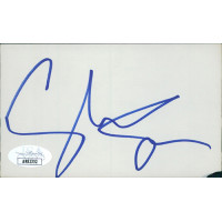 Sharon Stone Actress Signed 3x5 Index Card JSA Authenticated Sharon Stone Actress Signed 3x5 Index Card JSA Authenticated