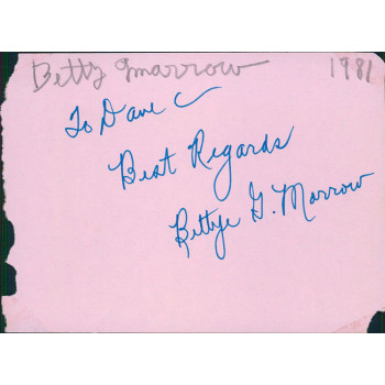 Elizabeth Taylor Actress Signed 4x5.25 Album Page JSA Authenticated Elizabeth Taylor Actress Signed 4x5.25 Album Page JSA Authenticated