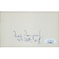 Frank Thompson Jr. New Jersey Congressman Signed 3x5 Index Card JSA Authentic Frank Thompson Jr. New Jersey Congressman Signed 3x5 Index Card JSA Authentic