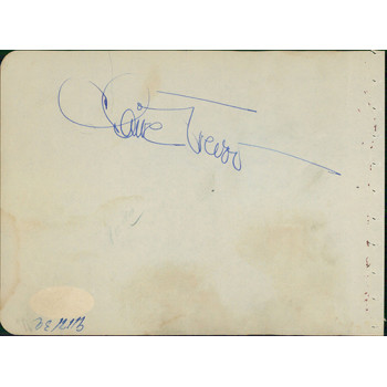 Claire Trevor And Mischa Auer Signed 4.25x5.75 Album Page JSA Authenticated Claire Trevor And Mischa Auer Signed 4.25x5.75 Album Page JSA Authenticated