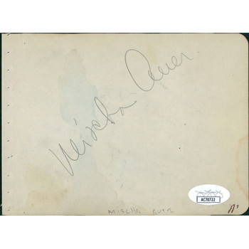 Claire Trevor And Mischa Auer Signed 4.25x5.75 Album Page JSA Authenticated Claire Trevor And Mischa Auer Signed 4.25x5.75 Album Page JSA Authenticated