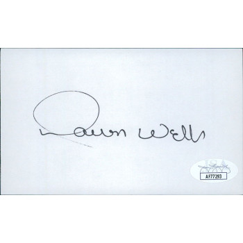Dawn Wells Actress Signed 3x5 Index Card JSA Authenticated