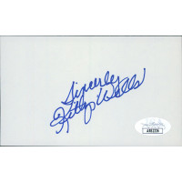 Kitty Wells Country Singer Signed 3x5 Index Card JSA Authenticated Kitty Wells Country Singer Signed 3x5 Index Card JSA Authenticated