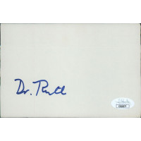 Dr. Ruth Westheimer Sex Therapist Signed 4x6 Index Card JSA Authenticated Dr. Ruth Westheimer Sex Therapist Signed 4x6 Index Card JSA Authenticated