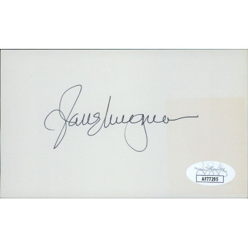 Jane Wyman Actress Signed 3x5 Index Card JSA Authenticated