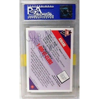Amani Signed 1992 Clubhouse Diamonds #31 Promo Card Series 1 PSA Authenticated Amani Signed 1992 Clubhouse Diamonds #31 Promo Card Series 1 PSA Authenticated