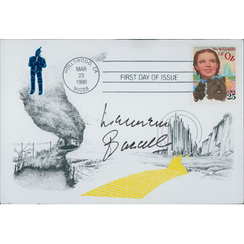 Lauren Bacall Actress Signed First Day Issue Postcard JSA Authenticated Lauren Bacall Actress Signed First Day Issue Postcard JSA Authenticated