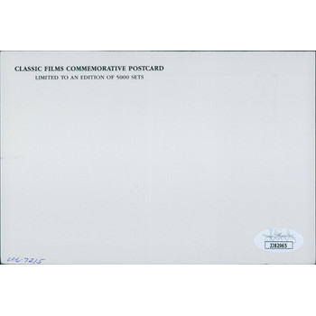 Lauren Bacall Actress Signed First Day Issue Postcard JSA Authenticated Lauren Bacall Actress Signed First Day Issue Postcard JSA Authenticated