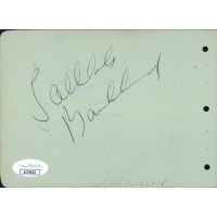 Tallulah Bankhead Actress Signed 4.25x6 Album Page JSA Authenticated Tallulah Bankhead Actress Signed 4.25x6 Album Page JSA Authenticated