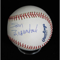 Sam Brownback Kansas Governor Senator Signed MLB Baseball JSA Authenticated