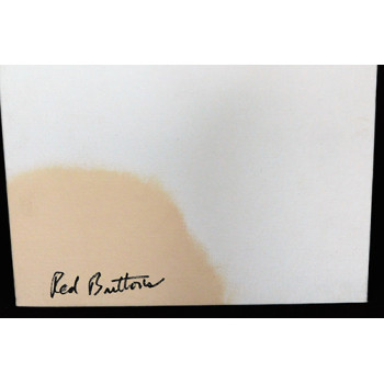 Red Buttons Signed 11x14 Blank Mounted Canvas JSA Authenticated