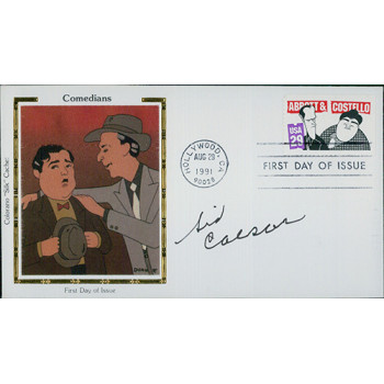 Sid Caesar Comedian Actor Signed First Day Issue Cover FDC JSA Authenticated