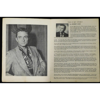 Johnny Cash And 7 Others Signed Souvenir Tour Program JSA Authenticated