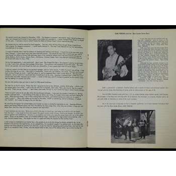 Johnny Cash And 7 Others Signed Souvenir Tour Program JSA Authenticated