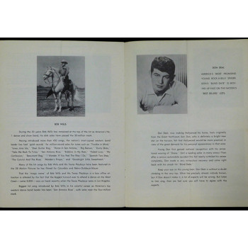 Johnny Cash And 7 Others Signed Souvenir Tour Program JSA Authenticated