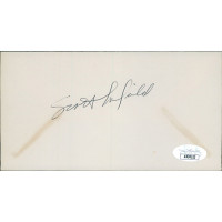 Scott Crossfield X-15 NASA Test Pilot Signed 3.5x6.5 Envelope JSA Authenticated Scott Crossfield X-15 NASA Test Pilot Signed 3.5x6.5 Envelope JSA Authenticated