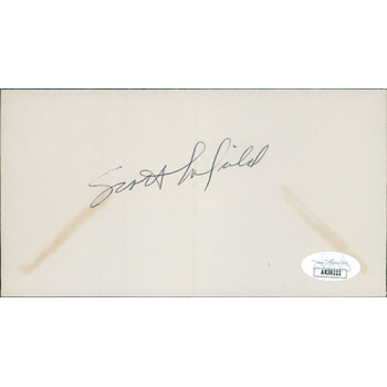 Scott Crossfield X-15 NASA Test Pilot Signed 3.5x6.5 Envelope JSA Authenticated