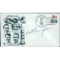 Walt Cunningham NASA Astronaut Signed Cachet Cover JSA Authenticated Walt Cunningham NASA Astronaut Signed Cachet Cover JSA Authenticated